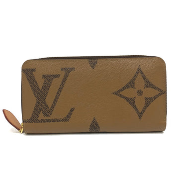 LOUIS VUITTON Long Wallet Purse ‚l67687 Monogram reverse canvas Brown Monogram Giant Women Used