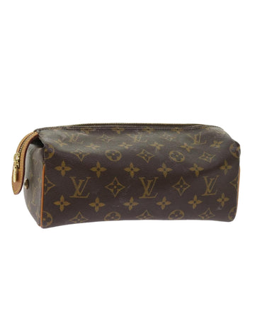 Monogram Cosmetic Pouch with Press Stud Fastening