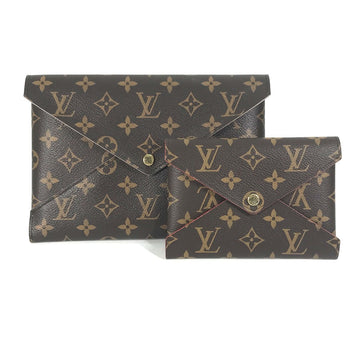 LOUIS VUITTON Clutch bag M62034 Monogram canvas Brown Monogram Pochette Kirigami Women Used