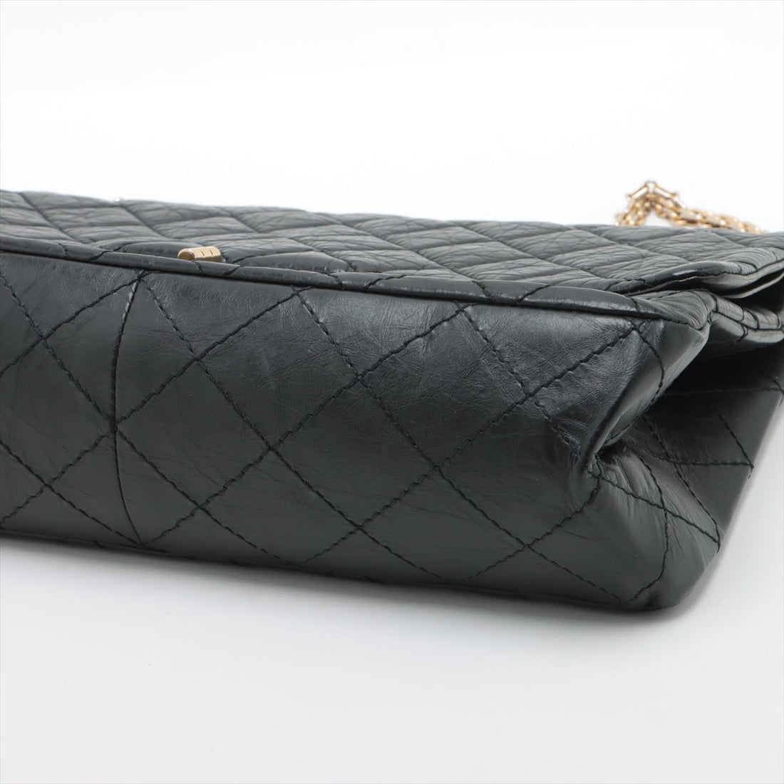 Black Leather Timeless Bag