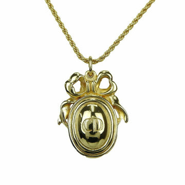 Gold Metal Pendant Necklace
