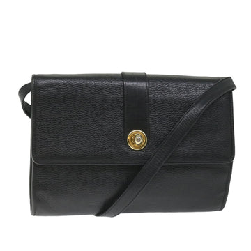 Black Leather Shoulder Bag