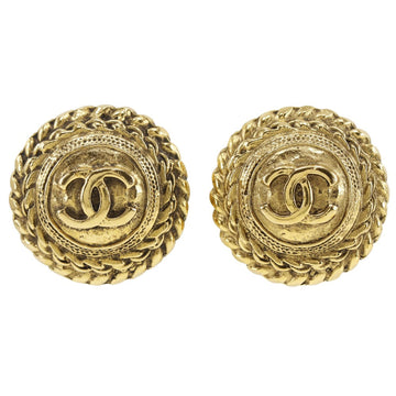 Refined Gold-Plated Coco Mark Earrings