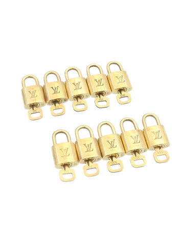 Gold Tone Padlock by Louis Vuitton