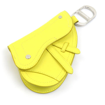 Yellow Leather Clutch Bag