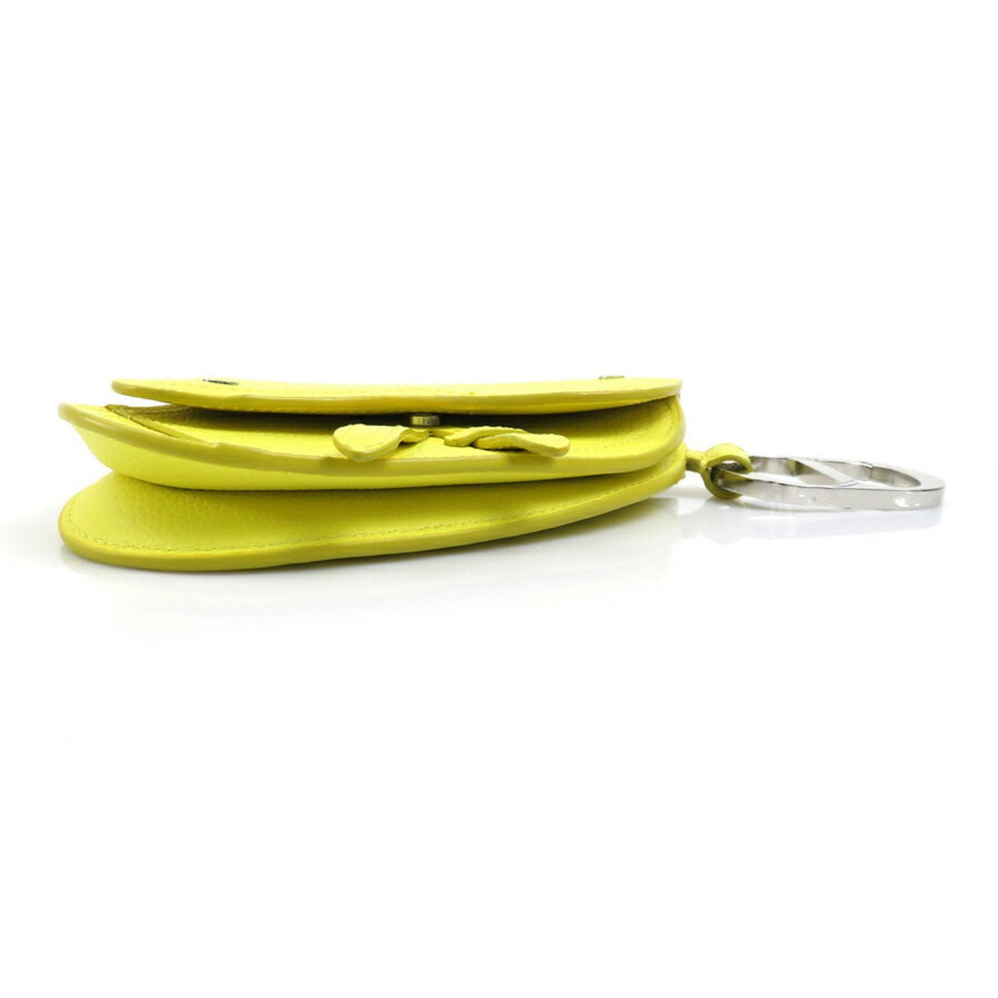 Yellow Leather Clutch Bag