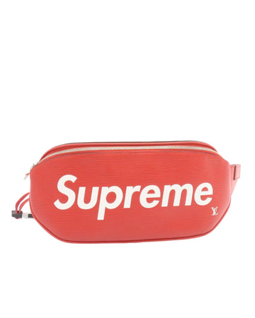 Red Louis Vuitton x Supreme Epi Bum Bag Body Bag