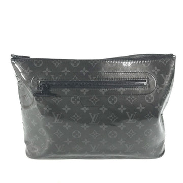 LOUIS VUITTON Clutch bag M63373 Plastics, Leather black Monogram Eclipse Glaze, Japan, Tokyo, Shinjuku Isetan Exclusive Pochette Cosmos mens Used
