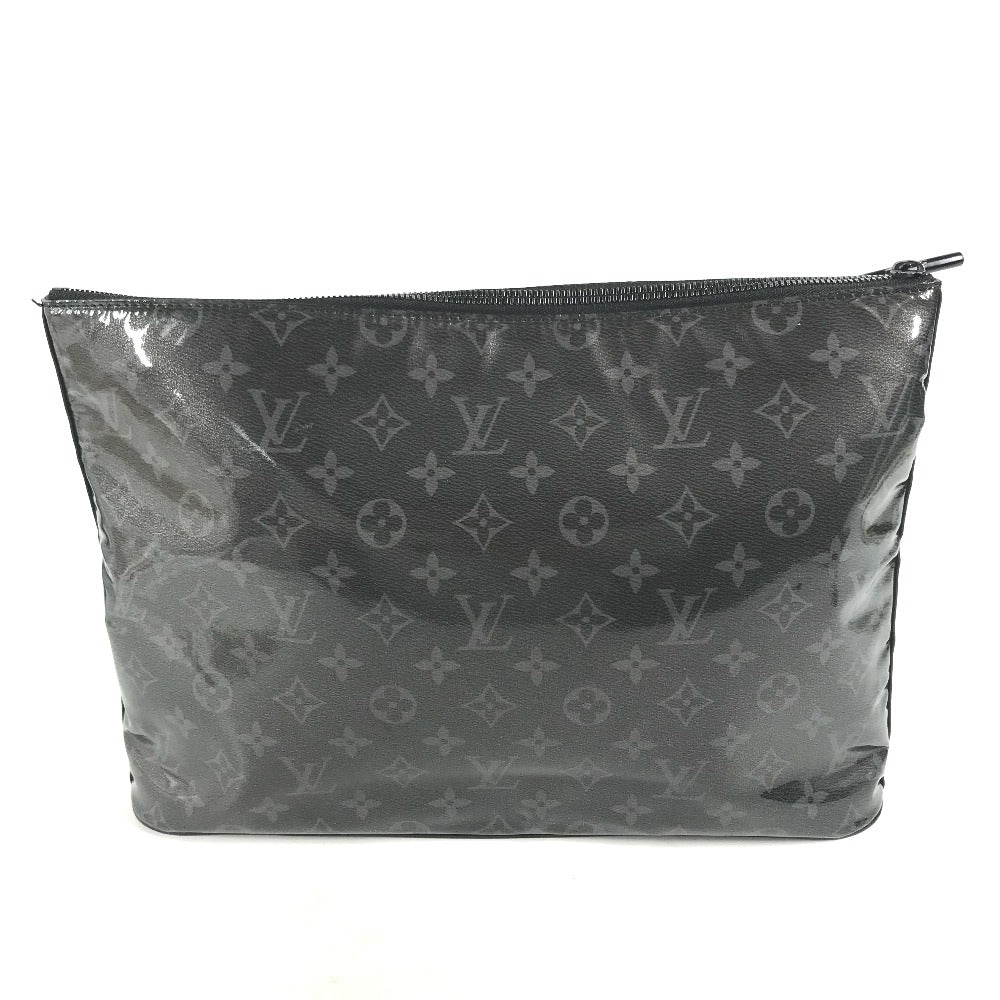 LOUIS VUITTON Clutch bag M63373 Plastics, Leather black Monogram Eclipse Glaze, Japan, Tokyo, Shinjuku Isetan Exclusive Pochette Cosmos mens Used
