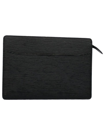 Epi Leather Clutch Bag with Metal Fittings