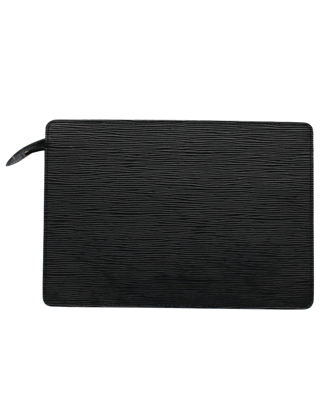 Epi Leather Clutch Bag with Metal Fittings