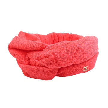 Stylish Pink Silk Chanel Headband