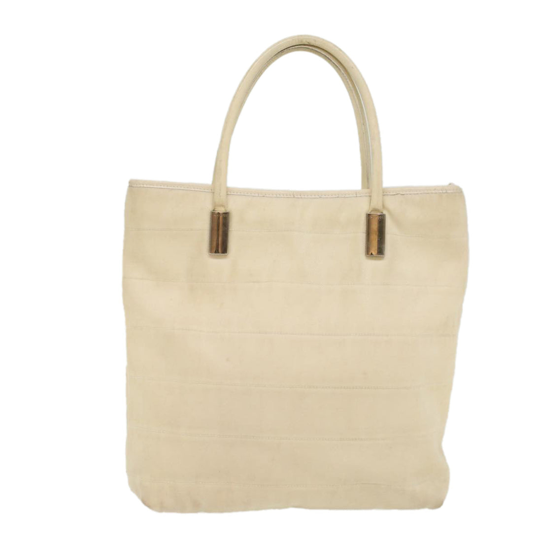 Beige Nylon Tote Bag - Good Condition