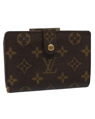 Monogram Bifold Wallet with Clasp Button -