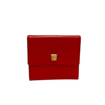 Red Leather Wallet