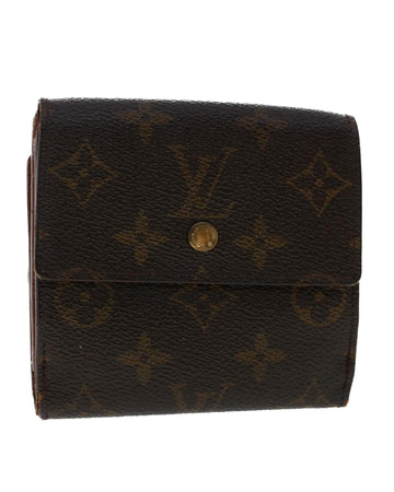 Monogram Canvas Wallet with Multiple Pockets