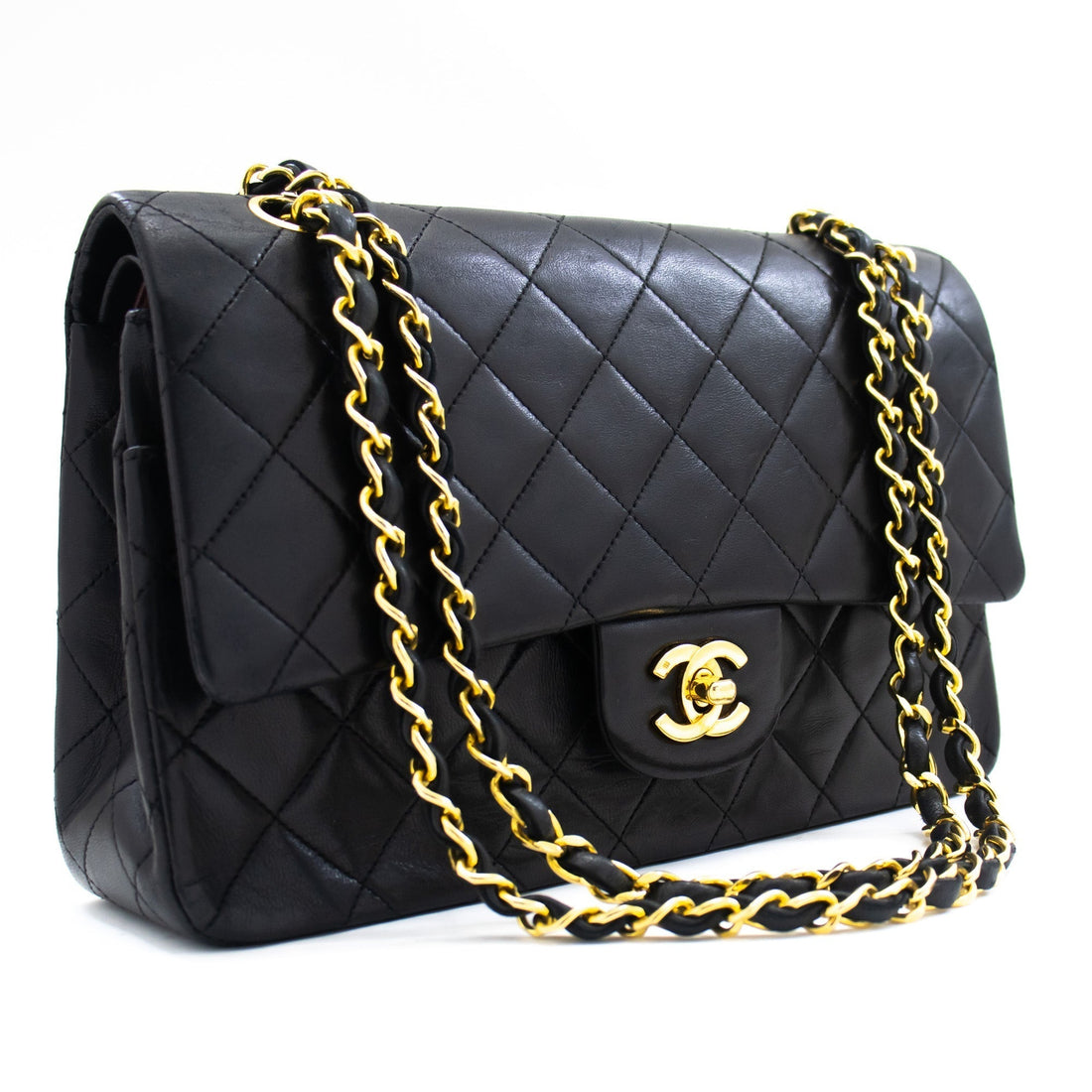 Vintage Chanel Classic Double Flap Chain Shoulder Bag