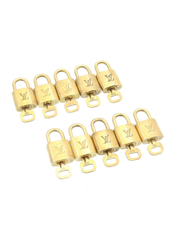 Gold Tone LV Padlock by Louis Vuitton -