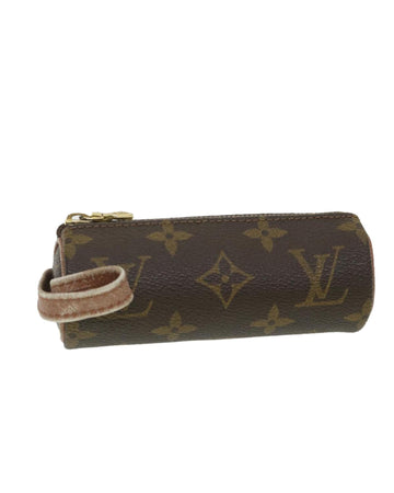 Monogram Etui 3 Ball de Golf Pouch M58249 LV Auth