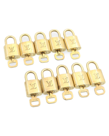 Padlock 10set Gold Tone LV