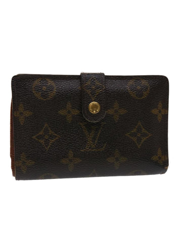Monogram Canvas Wallet with Clasp Button - CD Rank