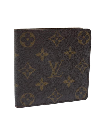 Monogram Bifold Wallet with Button Clasp