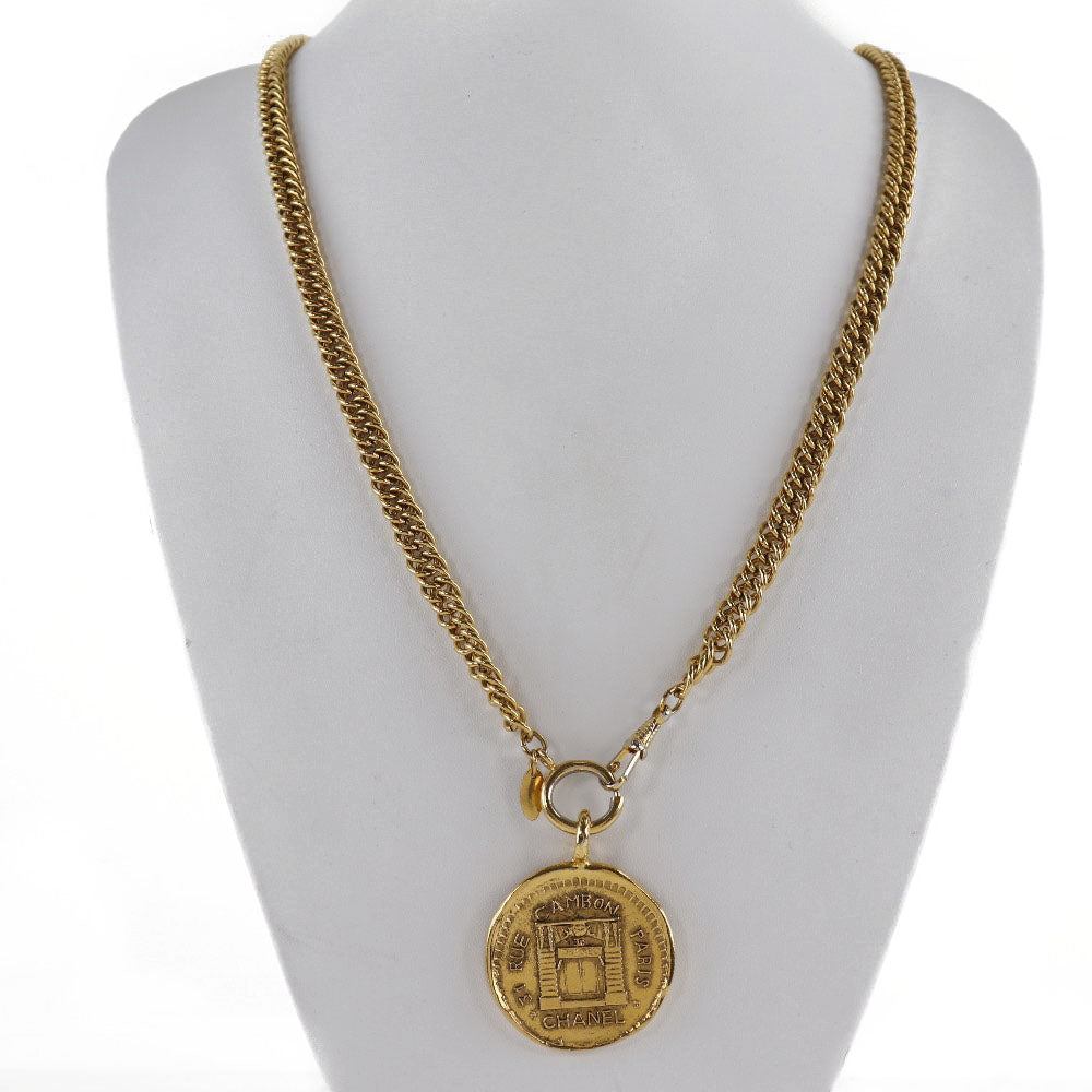 Vintage Chanel Coin Necklace from 31 RUE CAMBON Collection