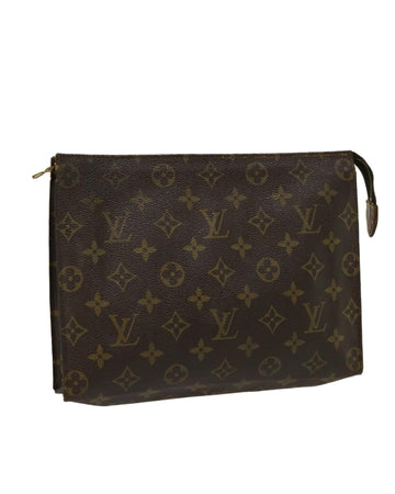 Monogram Poche Toilette 26 Pouch M47542 LV Auth