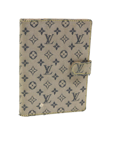 Monogram Mini Agenda Day Planner Cover with Ruler Accessory