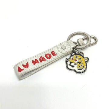 LOUIS VUITTON key ring  MP3225 leather white NIGO collaboration Dragonne LV MADE mens Used