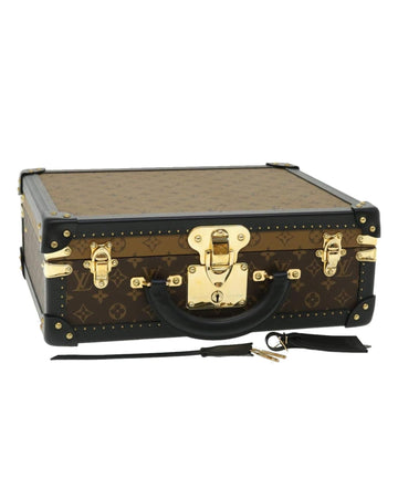 Monogram Reverse Canvas Cotoville 40 Trunk M20085 LV Auth