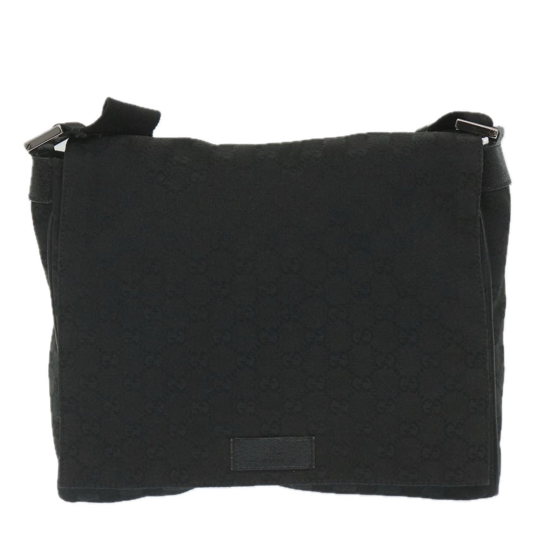 Black Canvas Clutch with Timeless Design