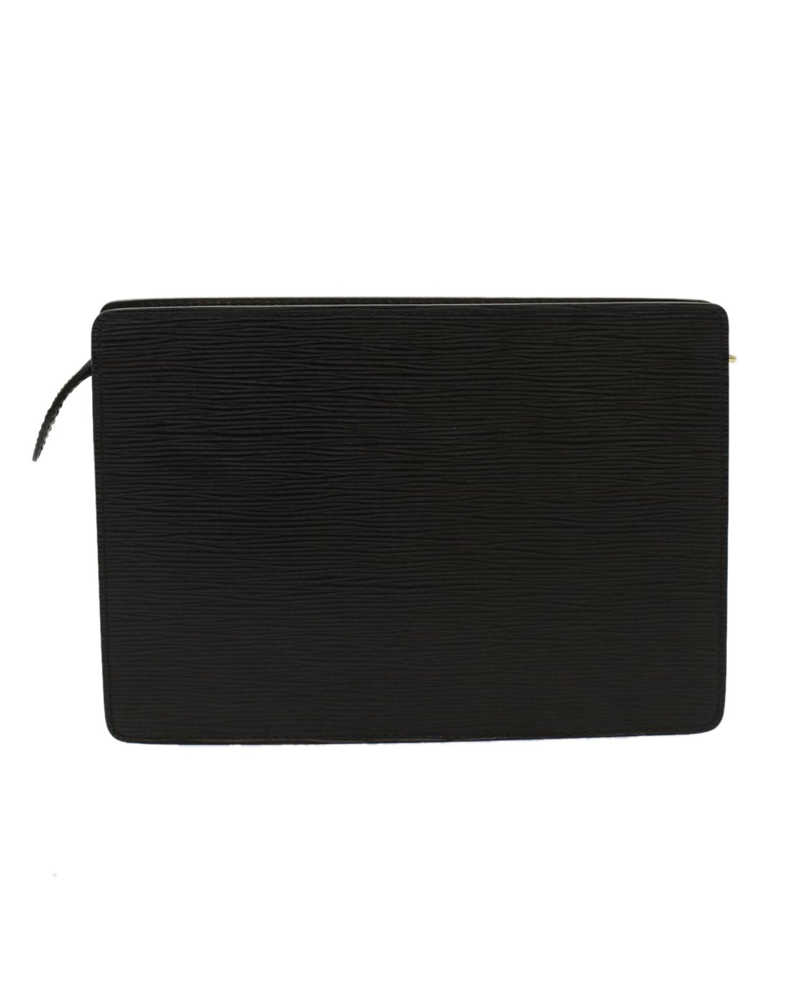Black Epi Clutch Bag with Serial Number