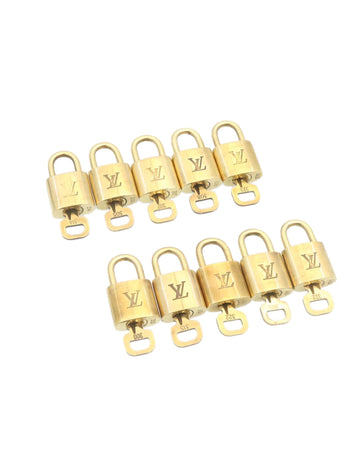 Gold Tone Padlock by Louis Vuitton -