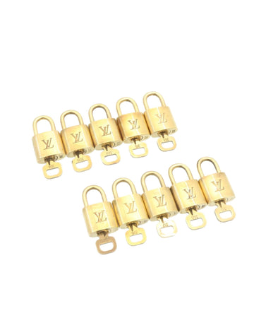 Gold Tone Padlock by Louis Vuitton