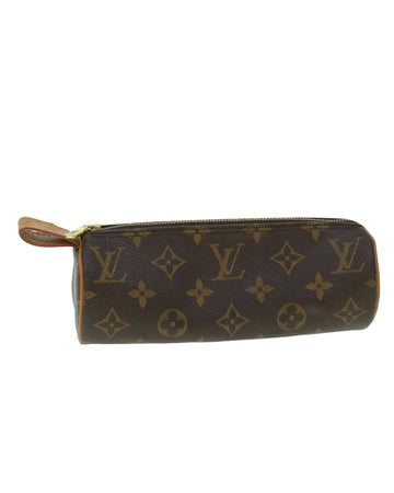 Monogram Canvas Pouch with Metal Fittings