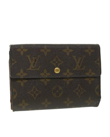 Monogram Canvas Wallet with Clasp Button - CD Rank