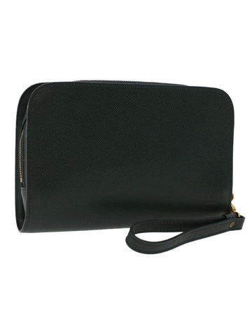 Taiga Leather Clutch Bag