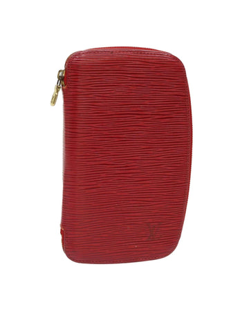 Red Epi Leather Agenda Wallet