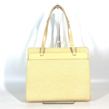 LOUIS VUITTON Tote Bag M5249A Epi Leather yellow Epi Croisette PM Women Used