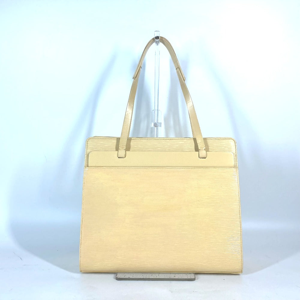 LOUIS VUITTON Tote Bag M5249A Epi Leather yellow Epi Croisette PM Women Used