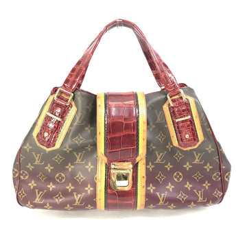 LOUIS VUITTON Shoulder Bag M95580 canvas Red Monogram Mirage Greet Purse Women Used