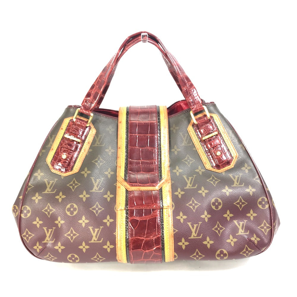 LOUIS VUITTON Shoulder Bag M95580 canvas Red Monogram Mirage Greet Purse Women Used
