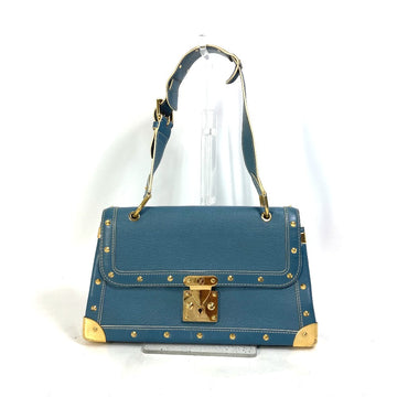 LOUIS VUITTON Shoulder Bag M91821 Suhari leather blue Suhari Tarantue Women Used
