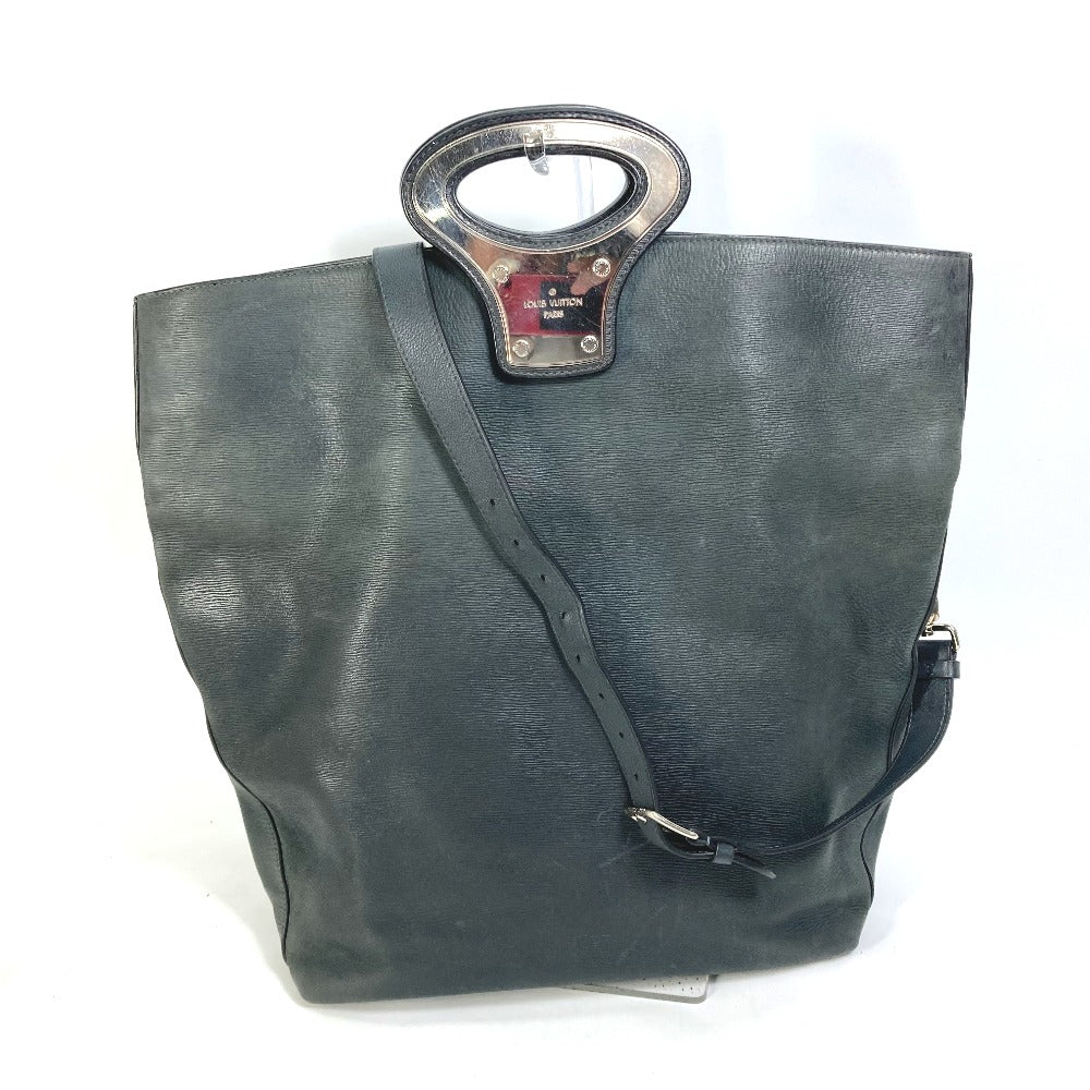 LOUIS VUITTON Shoulder Bag leather black Men's runway limited Cuir Epi NS mens Used