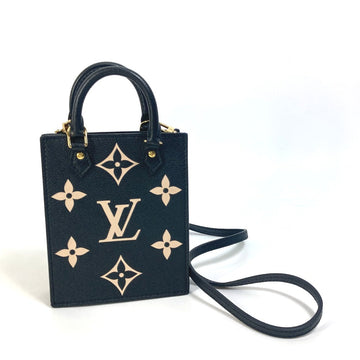 LOUIS VUITTON Shoulder Bag M81416  Monogram Ann Platt Leather black Monogram Ann Platt Petit Sac Plat Women Used
