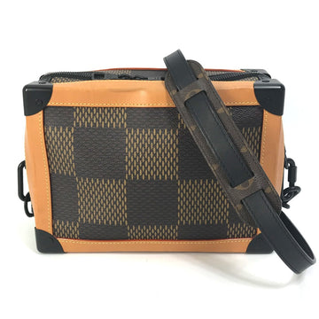 LOUIS VUITTON Shoulder Bag N40381 Damier Giant Canvas Brown Damier Giant NIGO collaboration Soft Trunk mens Used
