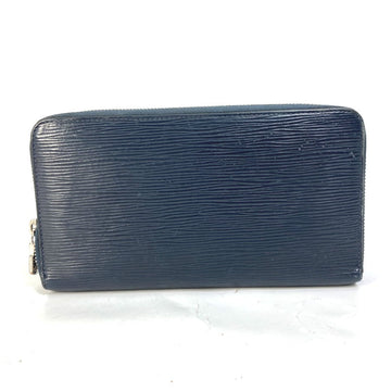 LOUIS VUITTON Long Wallet Purse M62644 Epi Leather Navy travel case long wallet Zippy Organizer NM mens Used