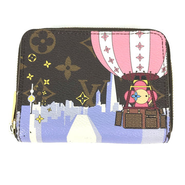 LOUIS VUITTON Coin case M68488 Monogram canvas Brown Monogram Vivienne Zip around purse Women Used