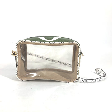 LOUIS VUITTON Shoulder Bag M67610 Monogram Giant Canvas, Plastics khaki Monogram Giant Beach porch Women Used
